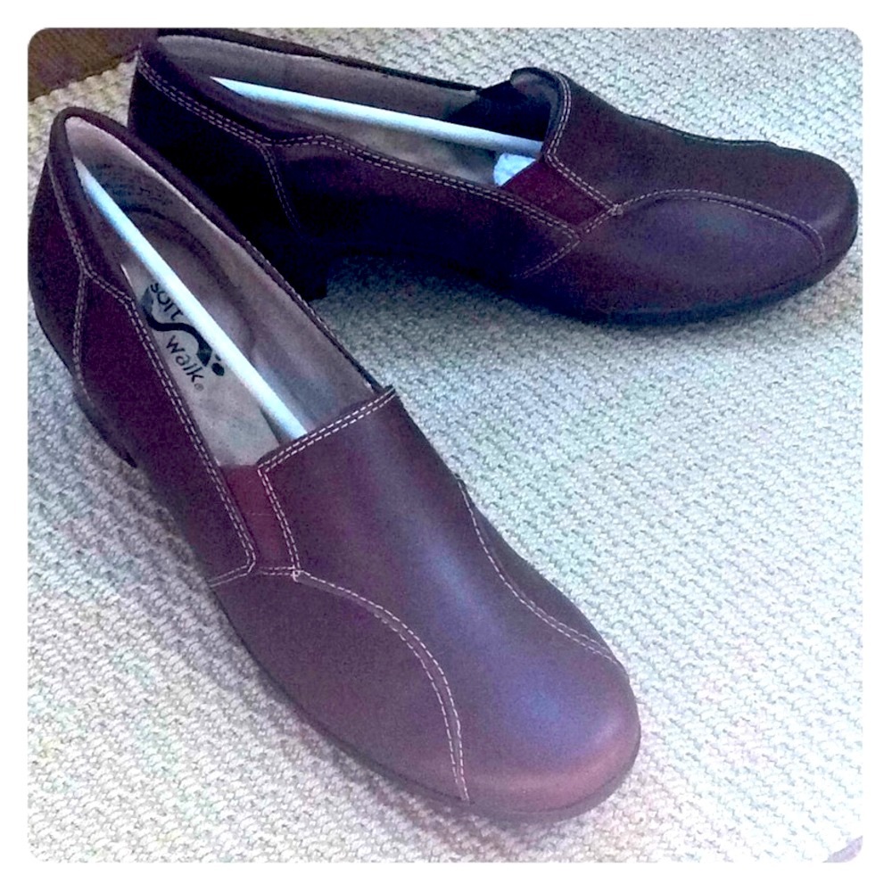 🔥New in Box! SOFTWALK Leather Florence in Truffle